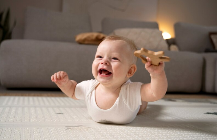 games to play with 5 month old TUMMY TIME PLAY